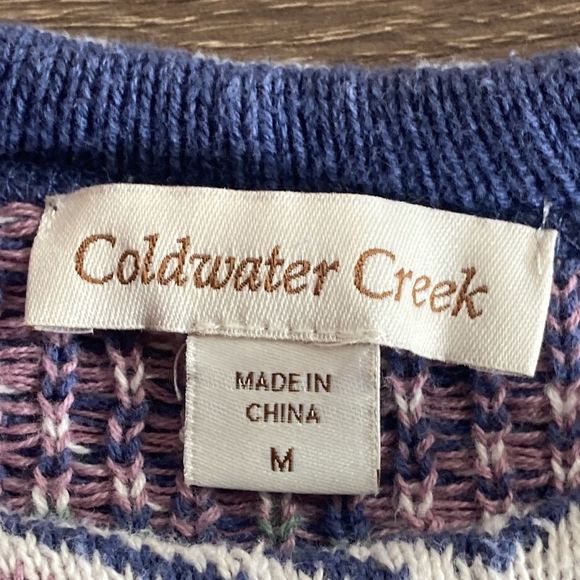 Womens Medium Aztec / Western Sweater by ColdWater Creek - Picture 3 of 10
